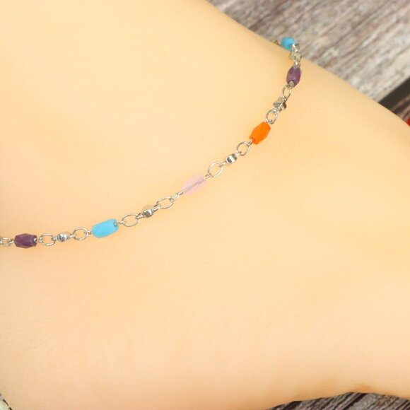 "Elegant Handmade Anklet – Delicate Jewelry for Women, MAR092051 - Picture 10 of 10
